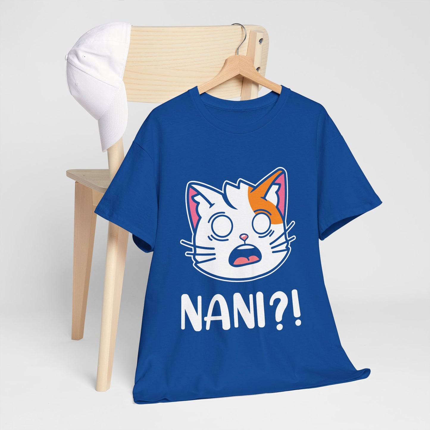 Anime Cat NANI?! Shirt - Kawaii Surprise Meme Tee