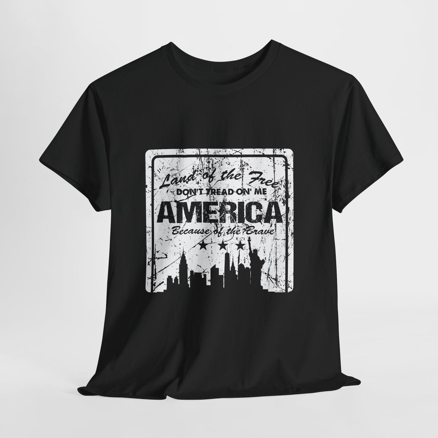 Statue of Liberty Patriotic Shirt - Distressed USA Freedom Tee