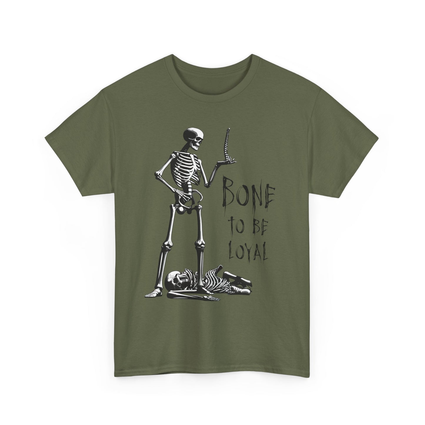 Skeleton Spine Pun T-Shirt - Funny Dark Humor Anatomy Tee