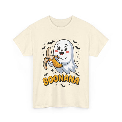 Boonana Ghost T-Shirt - Cute Halloween Banana Pun Tee