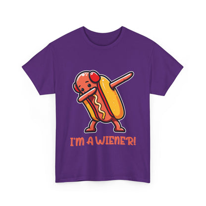 I'm a Wiener Hot Dog T-Shirt - Funny BBQ Pun Kawaii Tee