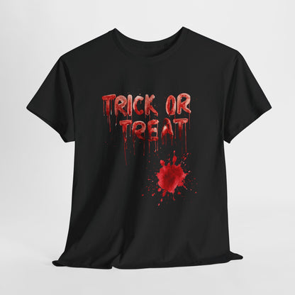Trick or Treat Blood T-Shirt - Dripping Horror Halloween Tee