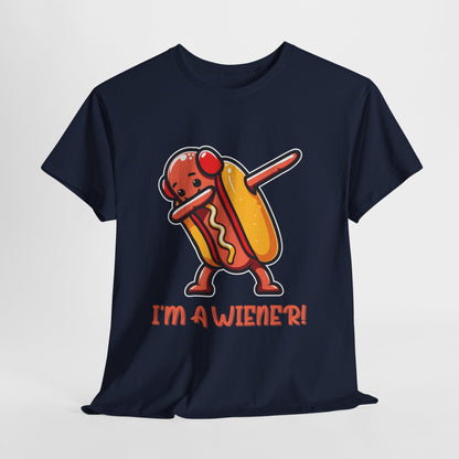 I'm a Wiener Hot Dog T-Shirt - Funny BBQ Pun Kawaii Tee