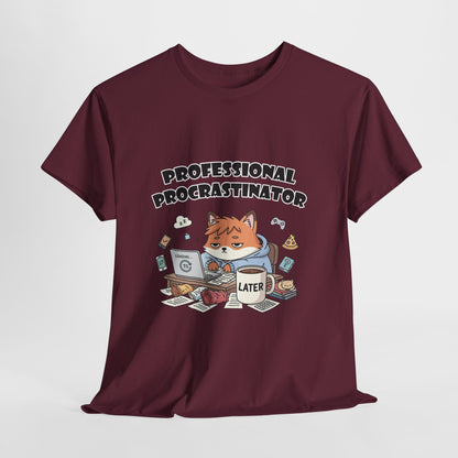 T-Shirt für professionelle Aufschieber – Lustiges Kawaii-Katzen-Pastell-T-Shirt