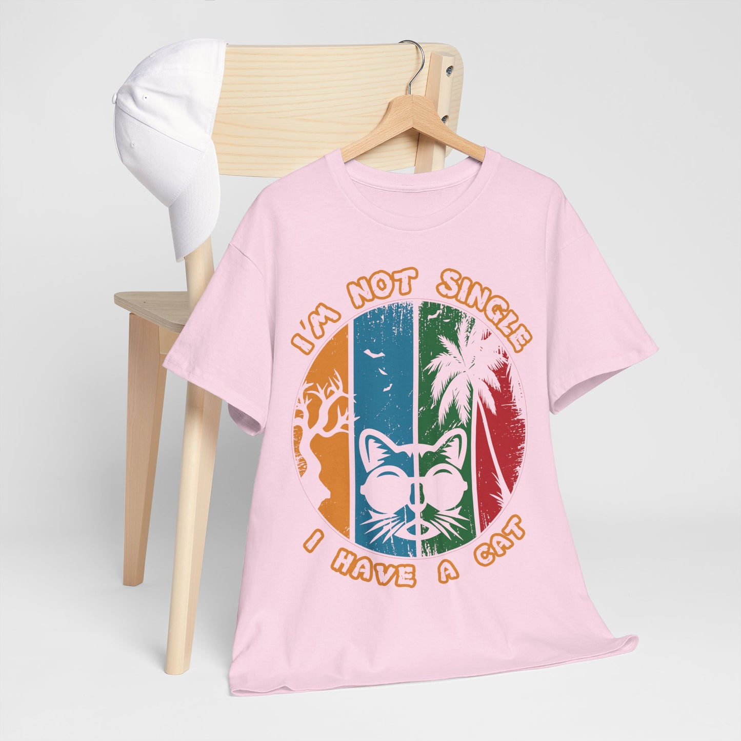 I’m Not Single I Have a Cat Shirt - Retro Funny Cat Tee
