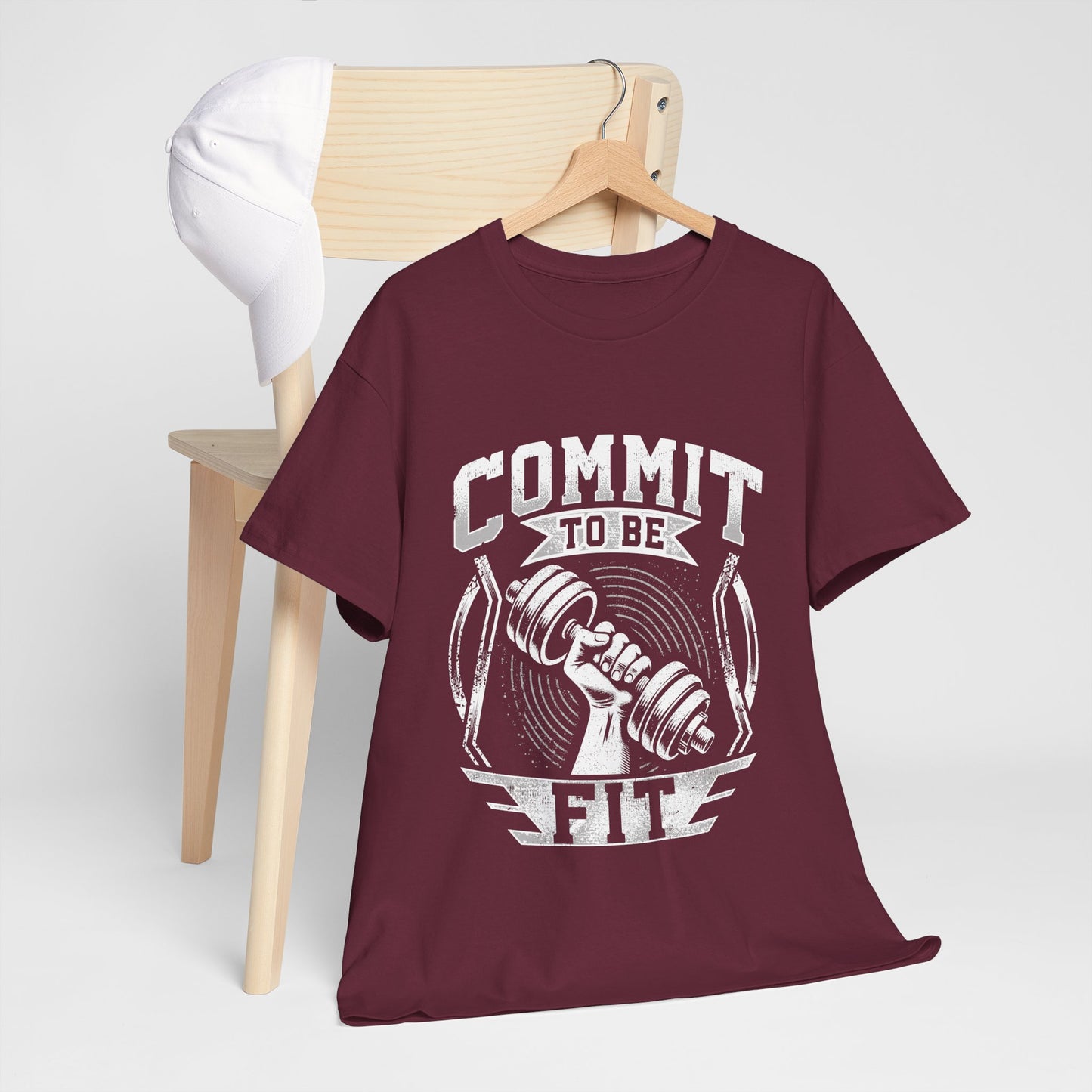 Commit to Be Fit Shirt - Motivational Gym Tee