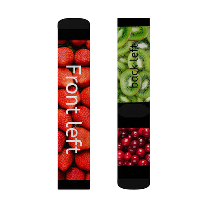 Personalisierte Socken mit Allover-Print, individuellem Namen oder Foto (Sublimationsdruck) – Geschenk