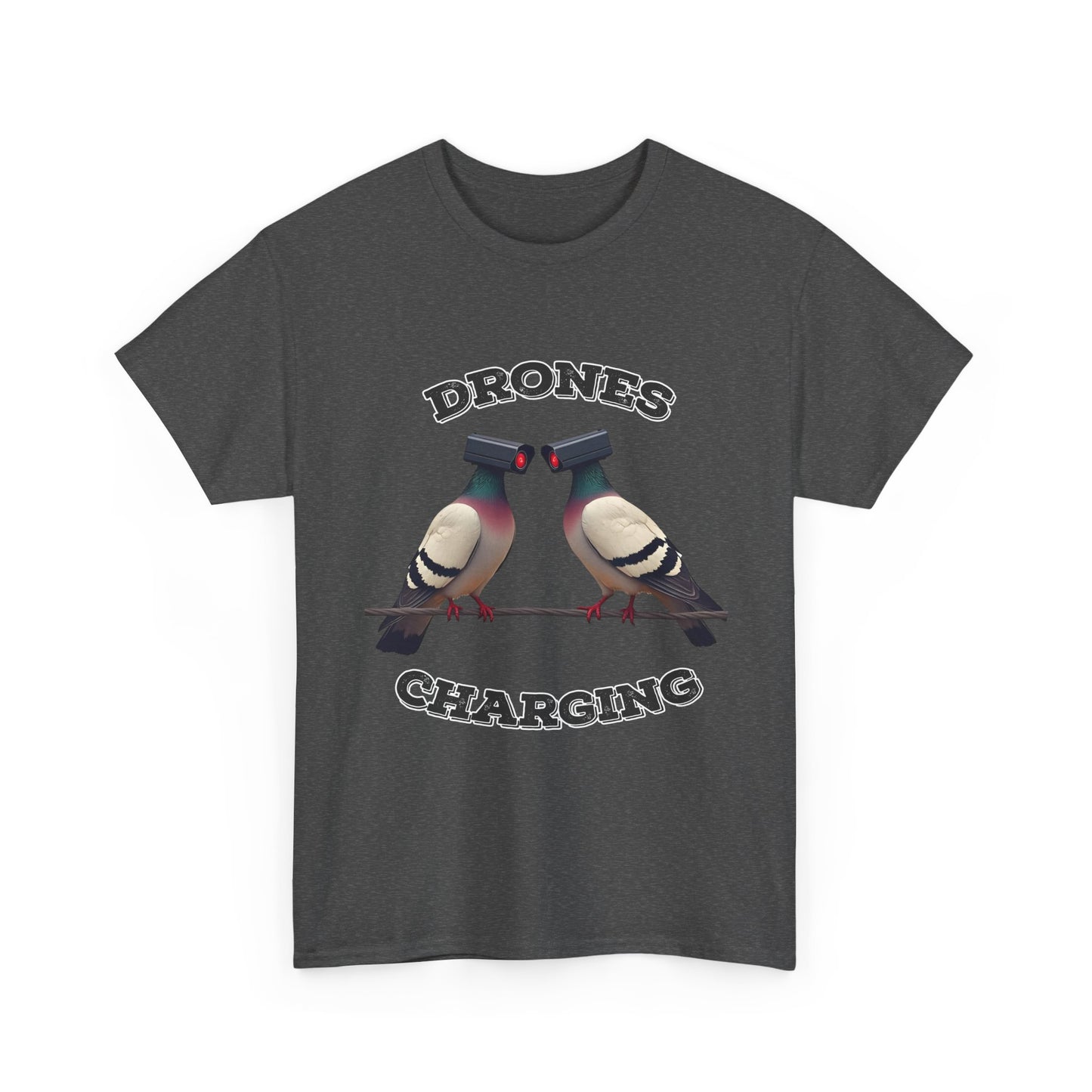 Drohnen laden Shirt - Lustiges Taubenkamera-Meme-T-Shirt
