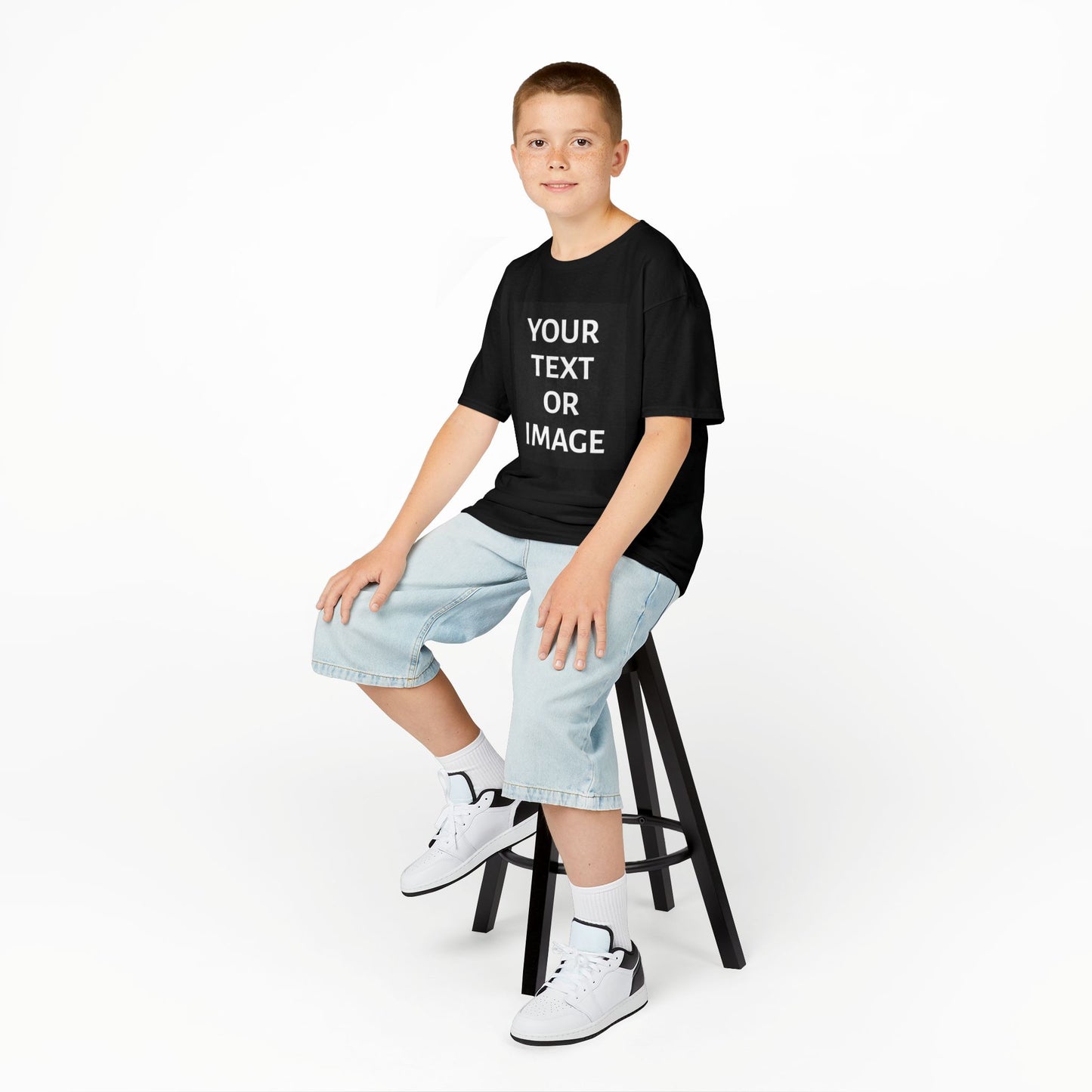Kids Customizable Tee - Personalized Your Text or Image Shirt