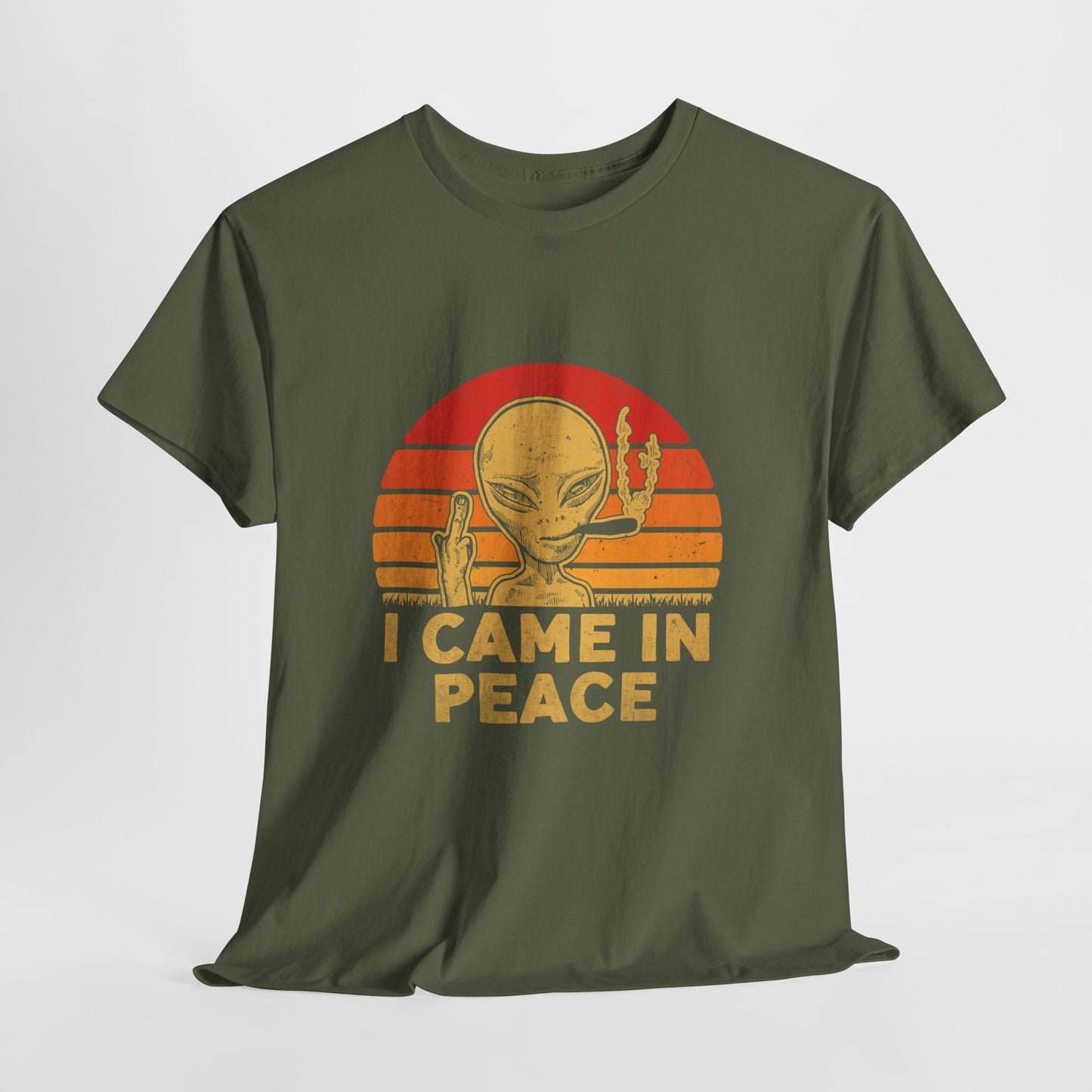 I Came in Peace Alien Shirt - Funny UFO Sarcasm T-Shirt