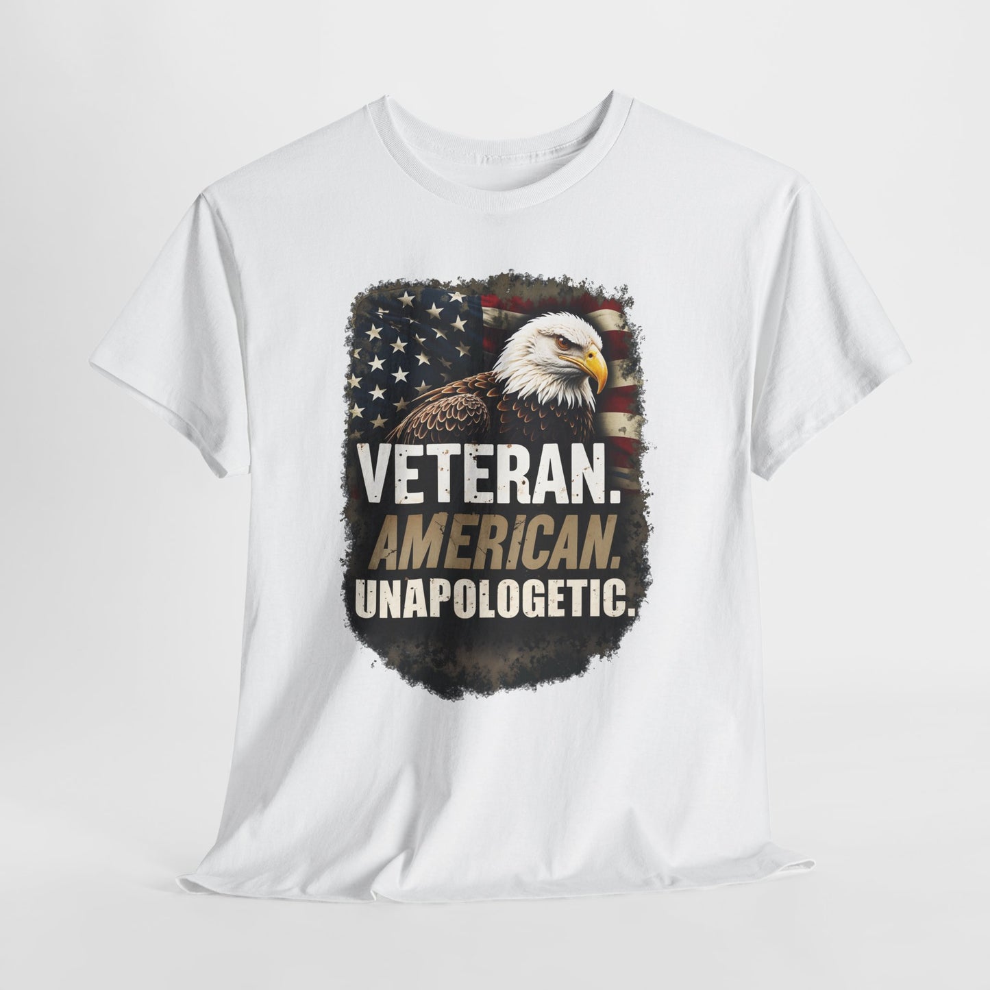 American Bold Veteran T-Shirt - Patriotic Military USA Pride Tee