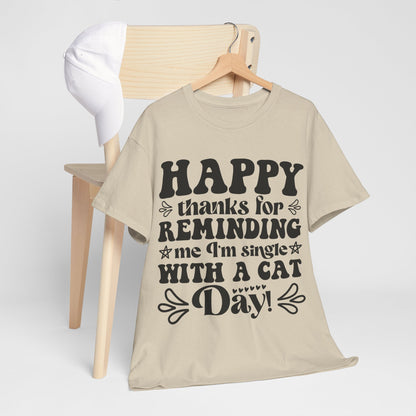 Cattitude Cat T-Shirt - Minimalist Sassy Line Art Tee
