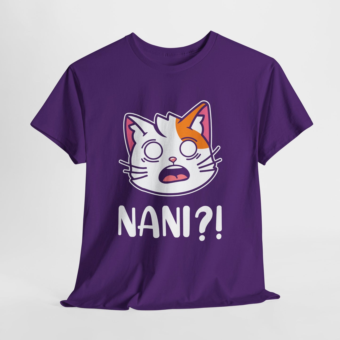 Anime Cat NANI?! Shirt - Kawaii Surprise Meme Tee