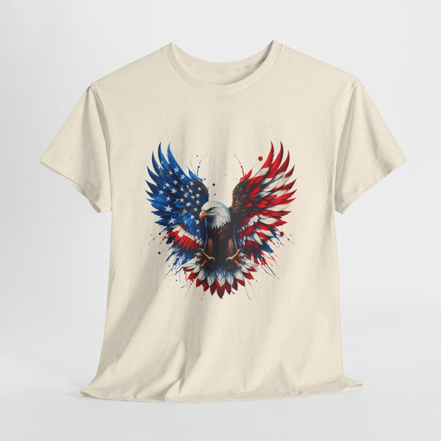 Patriotic Eagle Shirt - Bald Eagle Flag Wings Tee