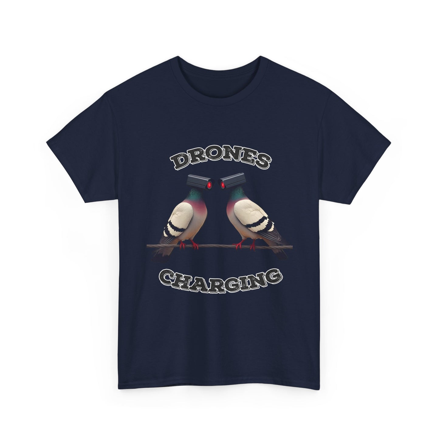 Drohnen laden Shirt - Lustiges Taubenkamera-Meme-T-Shirt