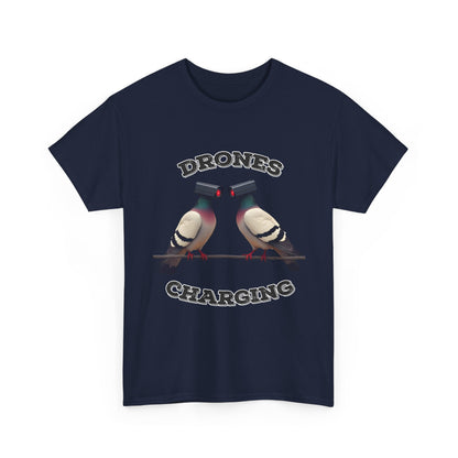 Drohnen laden Shirt - Lustiges Taubenkamera-Meme-T-Shirt