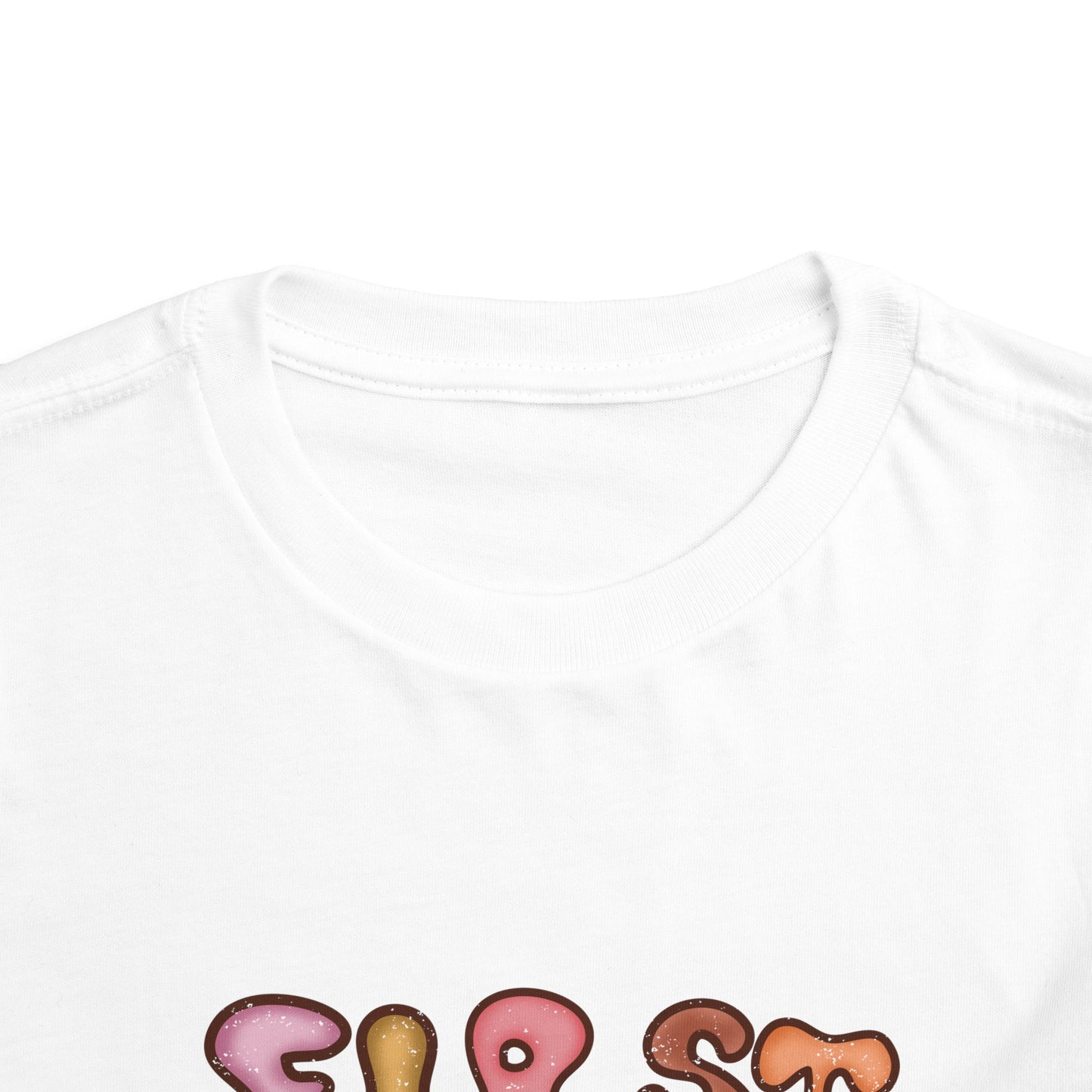 First Grade Bubble Letters T-Shirt | Cute Retro Back to School Kids Tee
