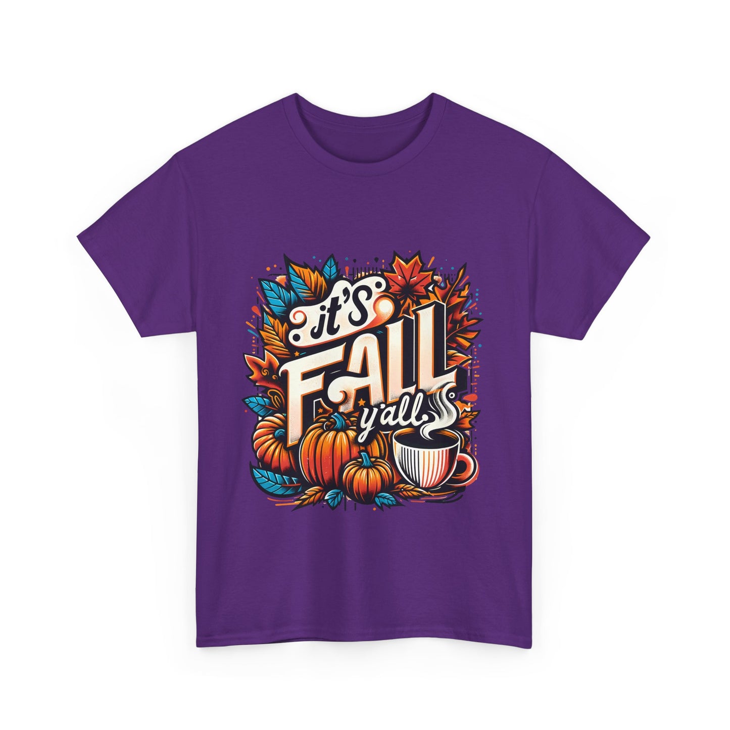 It’s Fall Y’all T-Shirt - Pumpkin Spice Autumn Coffee Lover Tee