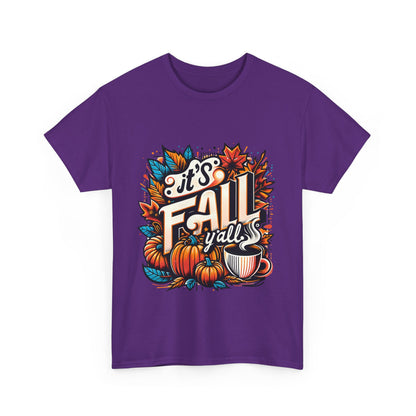 It’s Fall Y’all T-Shirt - Pumpkin Spice Autumn Coffee Lover Tee