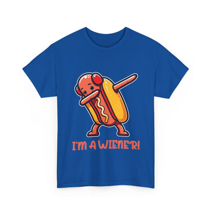 I'm a Wiener Hot Dog T-Shirt - Funny BBQ Pun Kawaii Tee