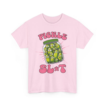 Pickle Lover Funny Shirt - Spicy Pickle Jar Graphic Tee for Women, Sarcastic Adult Humor Gift, Foodie Party T-Shirt