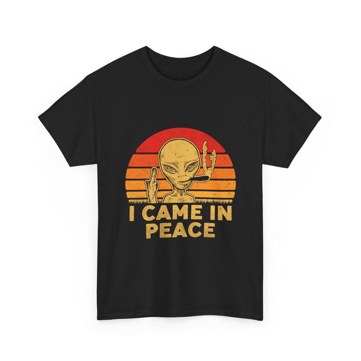 I Came in Peace Alien Shirt - Funny UFO Sarcasm T-Shirt