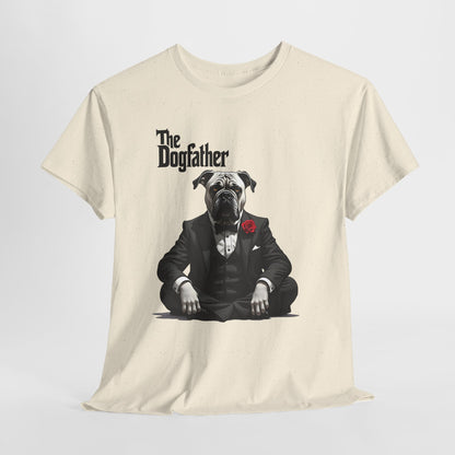 The Dogfather - Funny Mafia Dog Parody T-Shirt for Dog Lovers & Movie Fans