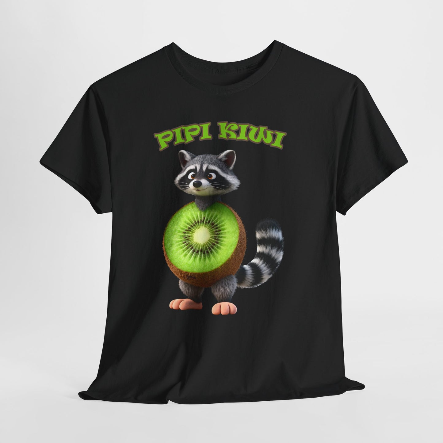 Pipi Kiwi Shirt – Funny Raccoon Fruit Mashup Tee