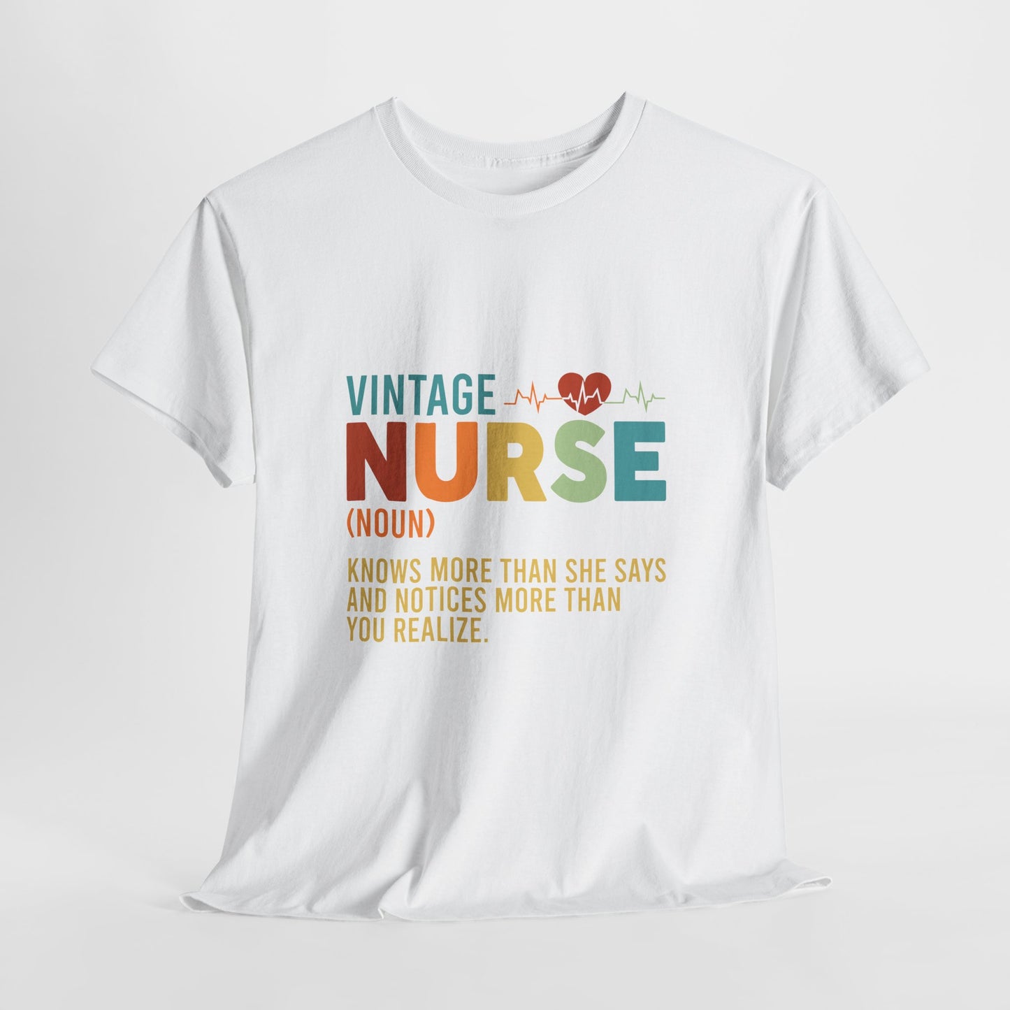 Vintage Nurse Shirt - Knows More Than She Says Tee
