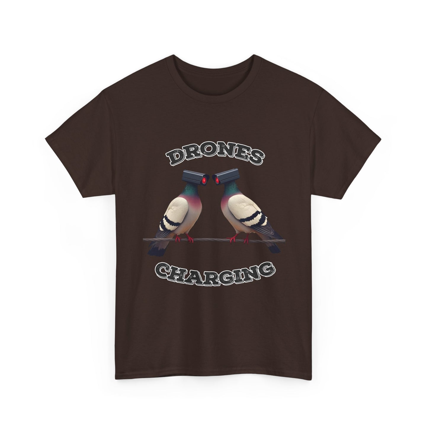 Drohnen laden Shirt - Lustiges Taubenkamera-Meme-T-Shirt