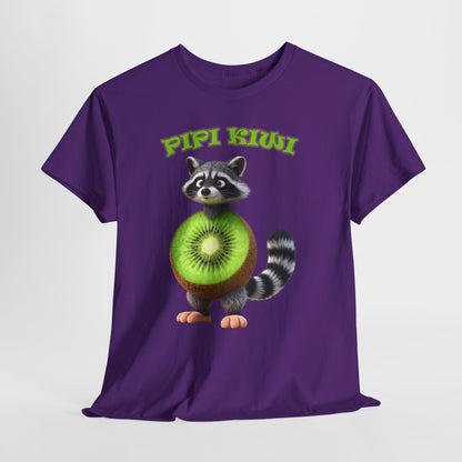 Pipi Kiwi Shirt – Funny Raccoon Fruit Mashup Tee