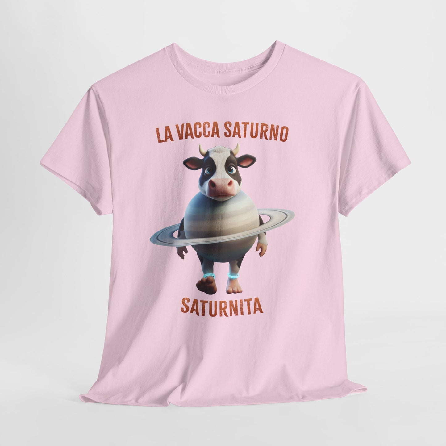 La Vacca Saturno Shirt – Cute Saturn Cow Funny Space Meme Tee