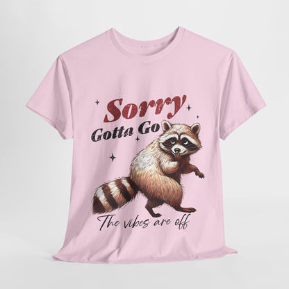 Sorry Raccoon T-Shirt - Cute Awkward Apology Tee