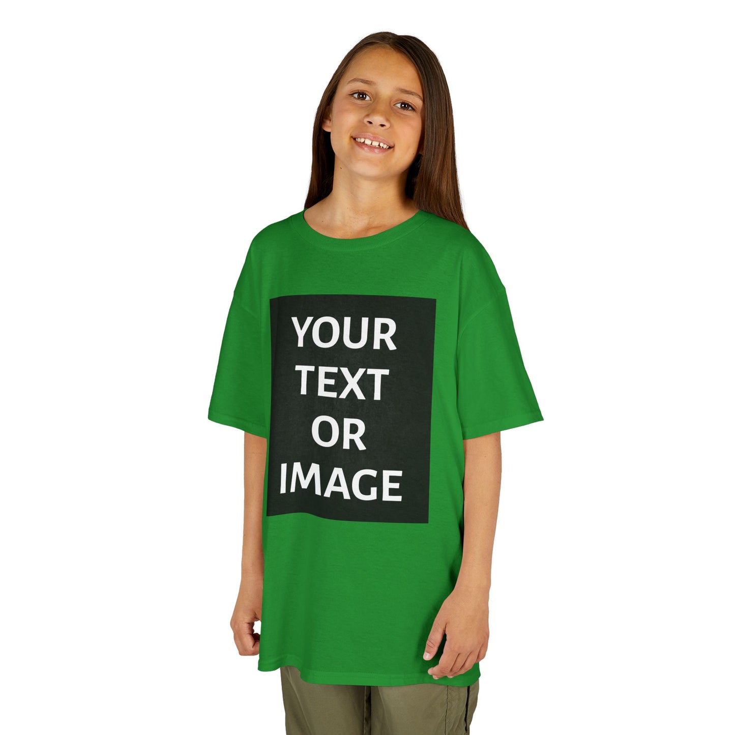 Kids Customizable Tee - Personalized Your Text or Image Shirt