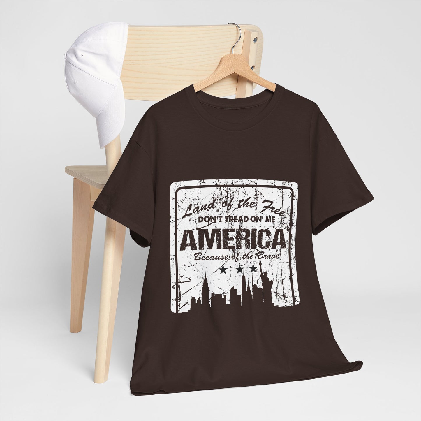 Statue of Liberty Patriotic Shirt - Distressed USA Freedom Tee