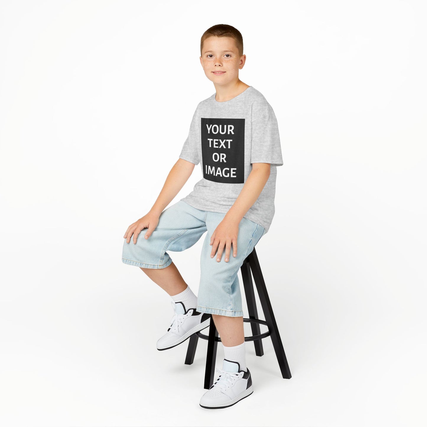 Kids Customizable Tee - Personalized Your Text or Image Shirt