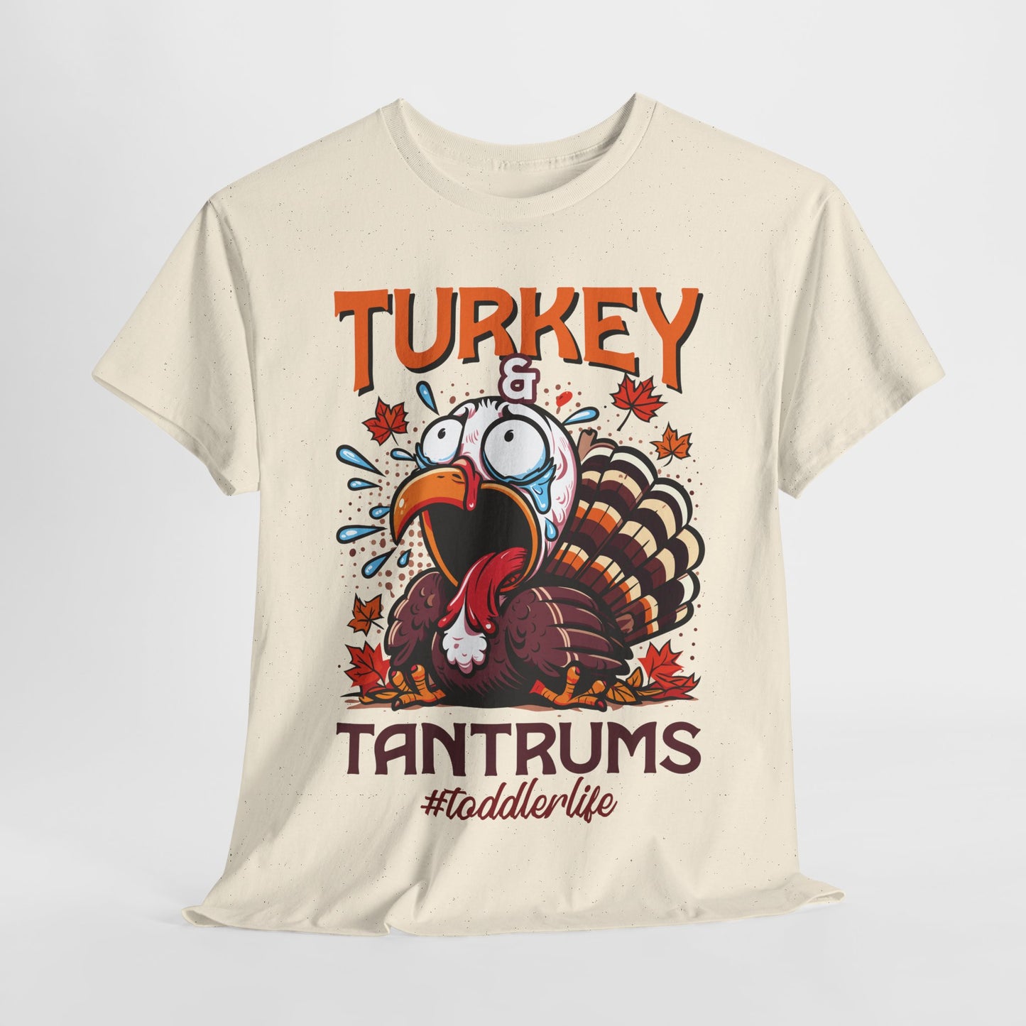 Turkey and Tantrums T-Shirt - Funny Thanksgiving Toddler Life Tee