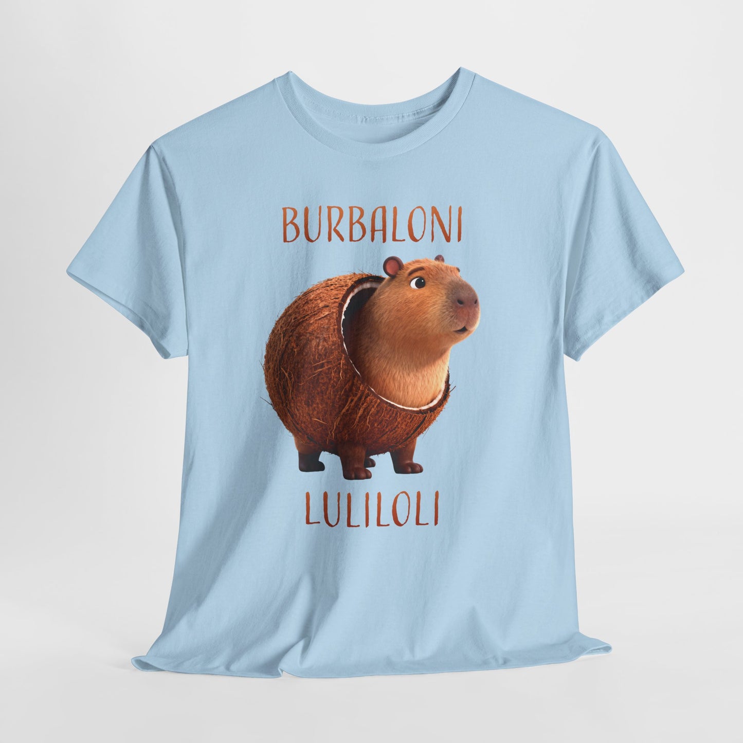 Burbaloni Luliloli Shirt – Cute Capybara in Coconut Funny Animal Tee