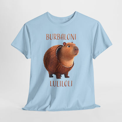 Burbaloni Luliloli Shirt – Cute Capybara in Coconut Funny Animal Tee