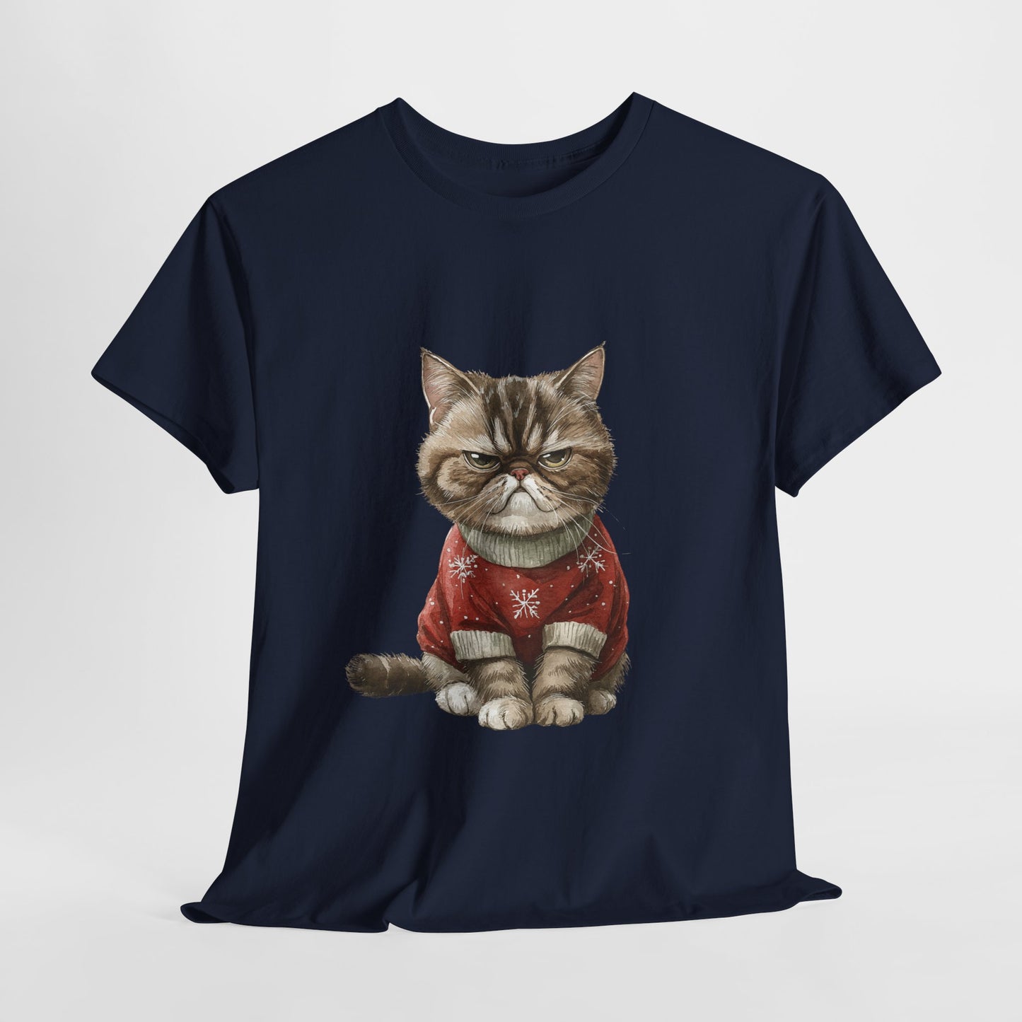 Grumpy Christmas Cat T-Shirt