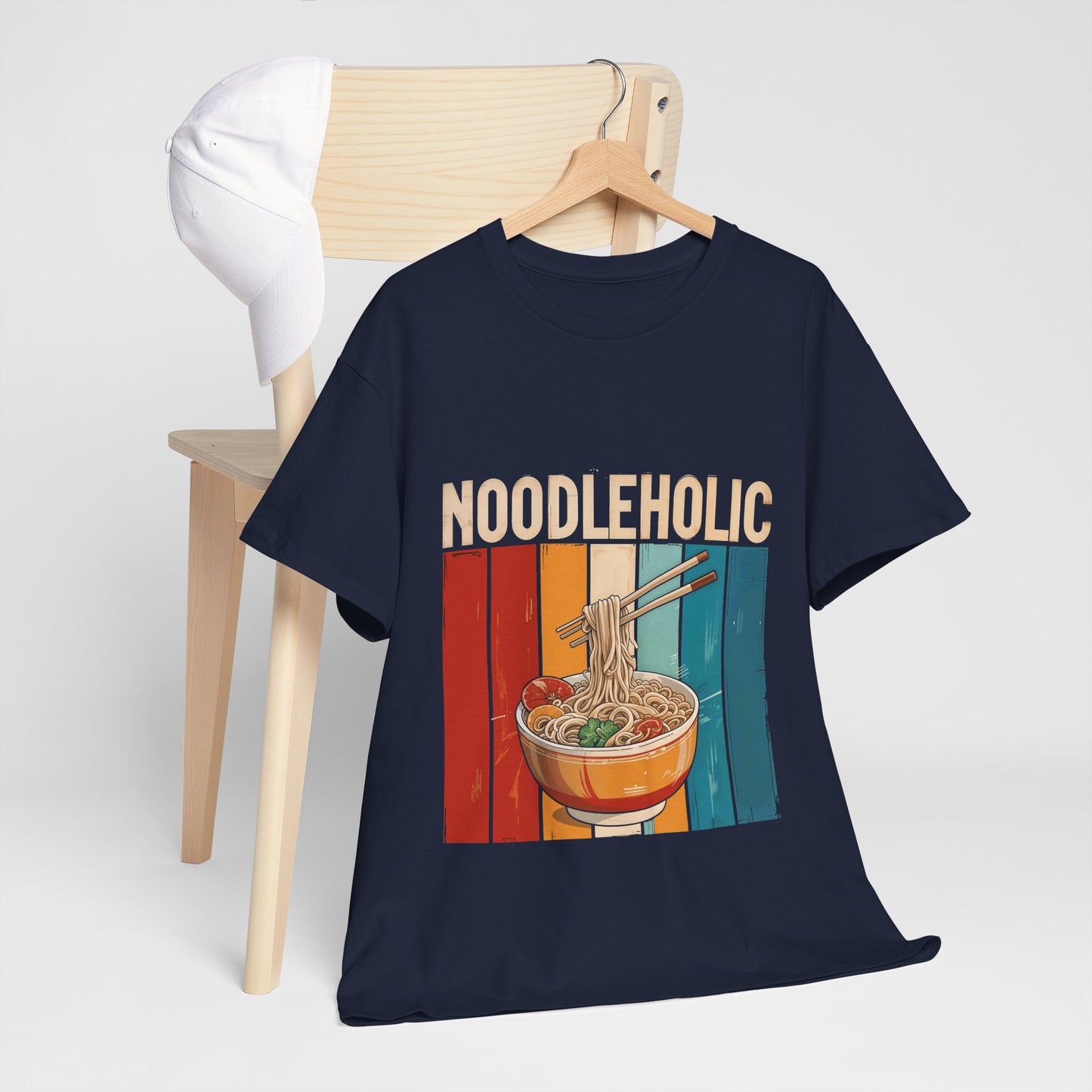 Noodleholic Shirt - Retro Ramen Bowl Tee