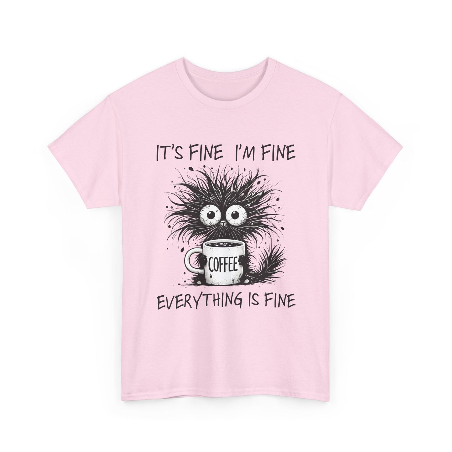Caffeine Chaos Monster T-Shirt - Funny Coffee Tee