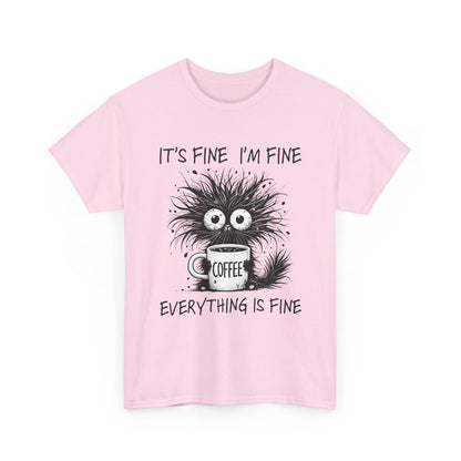 Caffeine Chaos Monster T-Shirt - Funny Coffee Tee