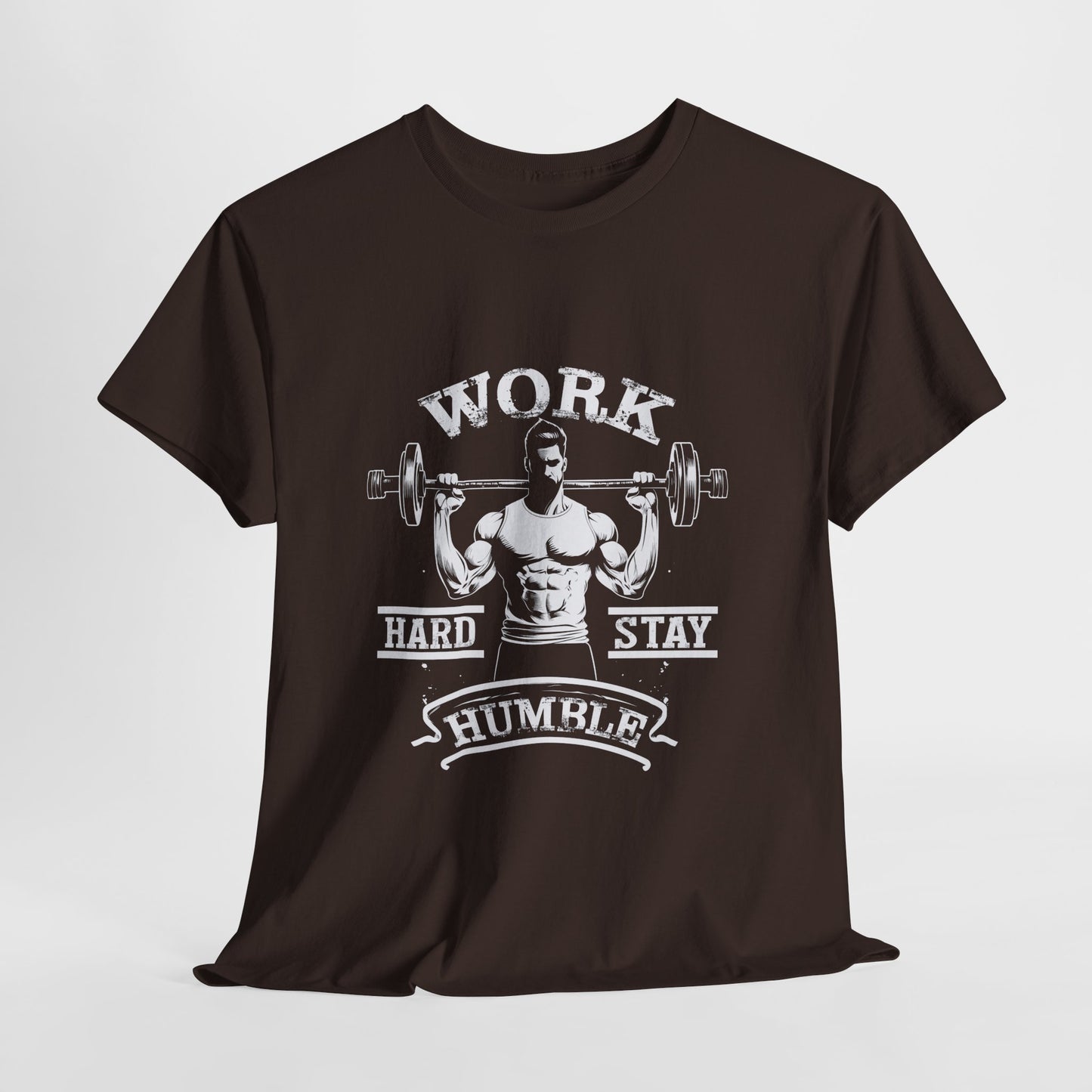 Work Hard Stay Humble Gym Shirt - Motivational Tee
