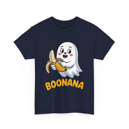 Boonana Ghost T-Shirt - Cute Halloween Banana Pun Tee