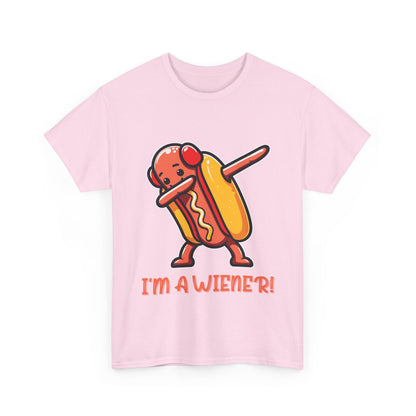 I'm a Wiener Hot Dog T-Shirt - Funny BBQ Pun Kawaii Tee