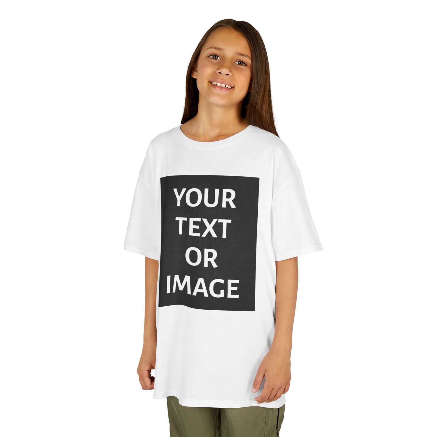 Kids Customizable Tee - Personalized Your Text or Image Shirt