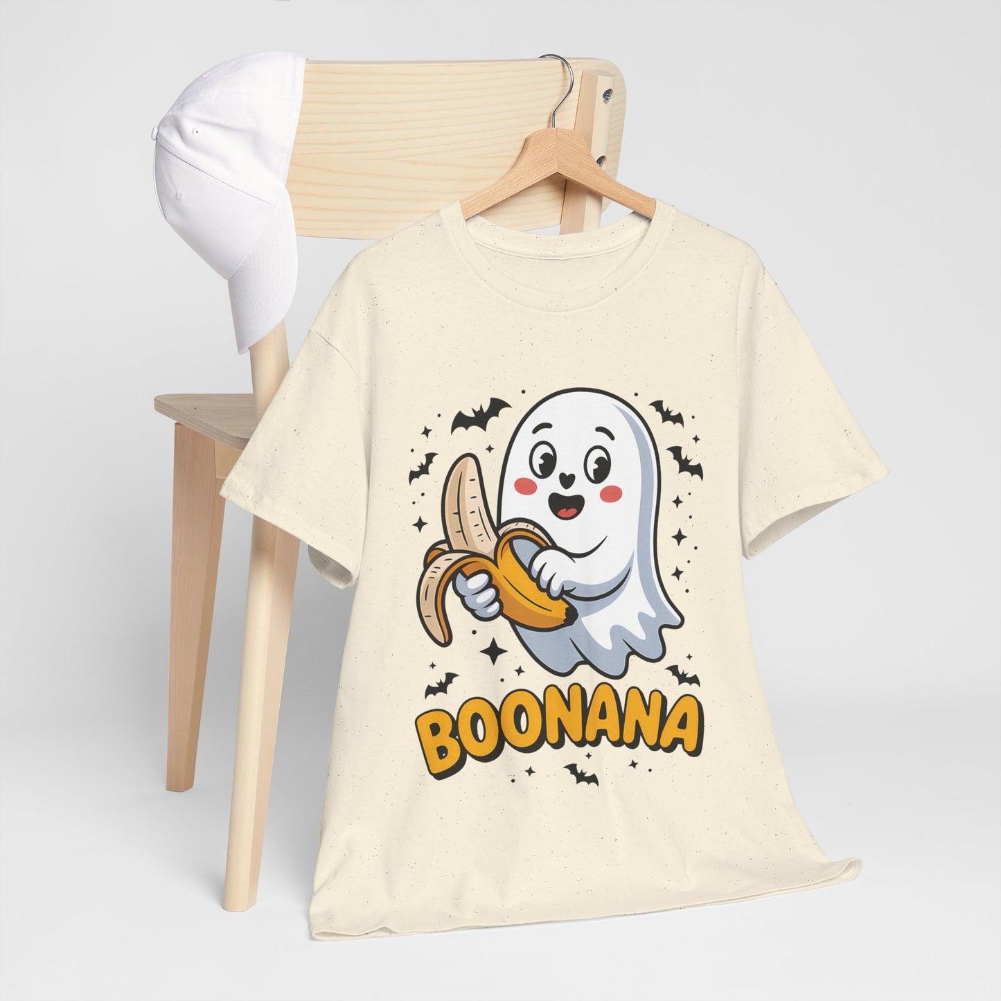 Boonana Ghost T-Shirt - Cute Halloween Banana Pun Tee