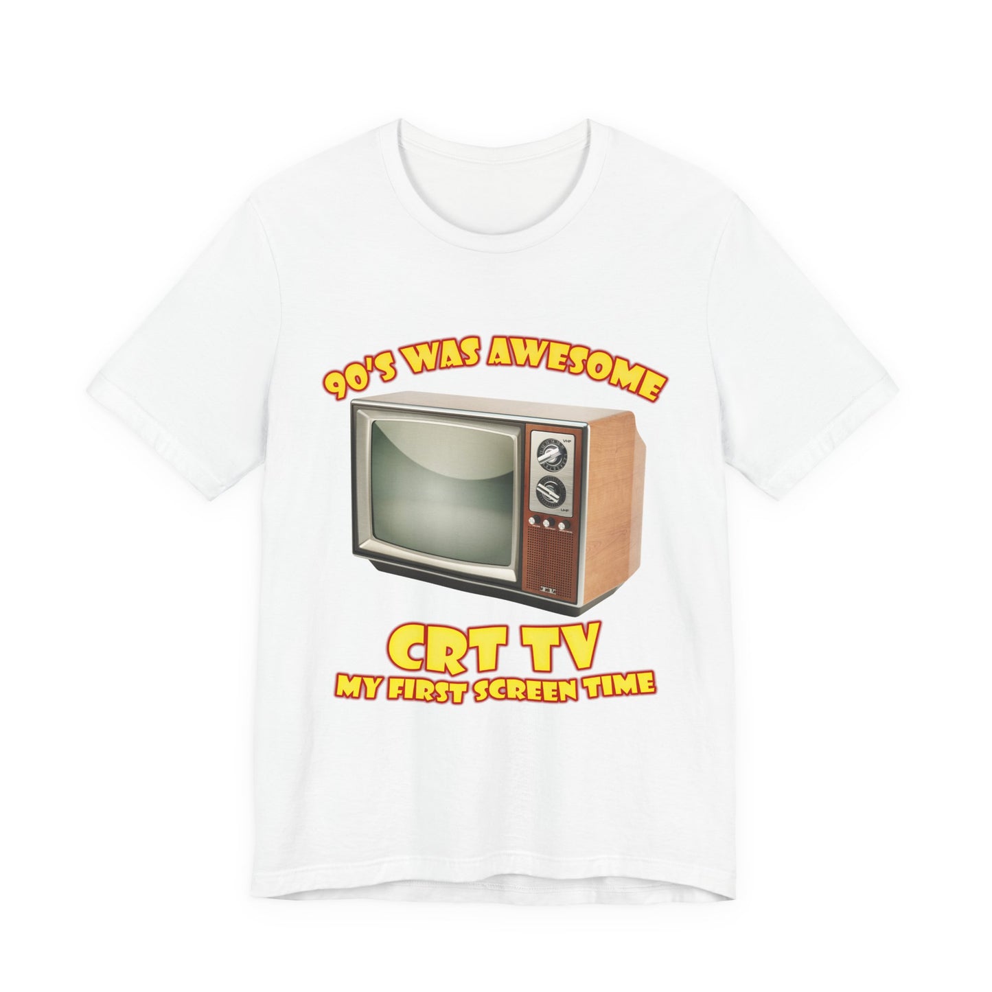 My First Screen Time T-Shirt - Retro CRT TV 90s Tee