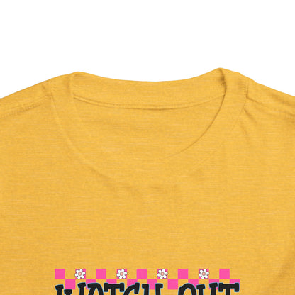 Watch Out Pre-K Shirt - Cute Toddler Back to School Tee, Preschool Here I Come Shirt for Kids, Colorful First Day of Pre-K Outfit